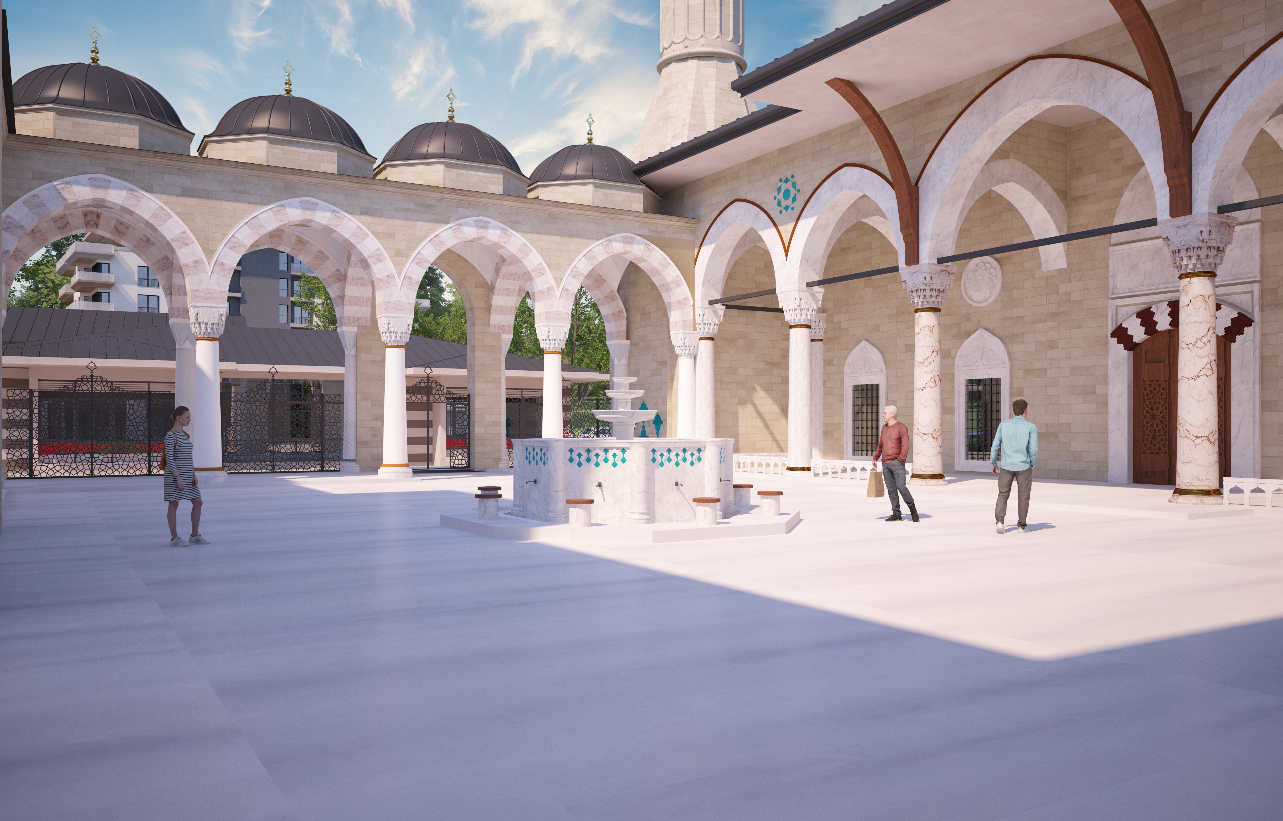 İstanbul Çekmeköy İmar Yolları, Genel Altyapı ve Camii